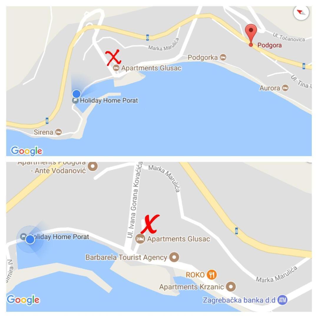 Kornelija 2 Daire Podgora Dış mekan fotoğraf